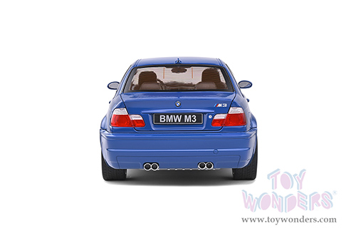 Solido - BMW E46 M3 Coupé (2000, 1/18 scale diecast model car, Laguna Seca Blue) S1806502