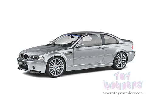 Solido - BMW M3 E46 CSL Coupé (2003, 1/18 scale diecast model car, Silver) S1806503