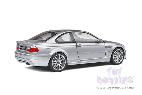 Solido - BMW M3 E46 CSL Coupé (2003, 1/18 scale diecast model car, Silver) S1806503
