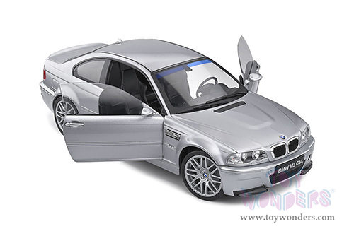 Solido - BMW M3 E46 CSL Coupé (2003, 1/18 scale diecast model car, Silver) S1806503