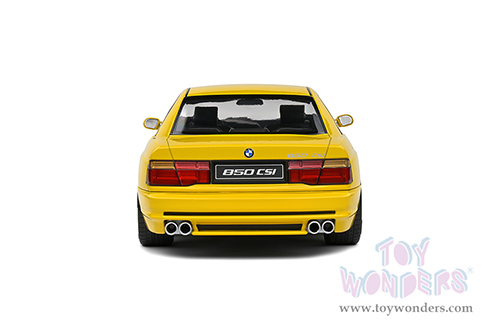 Solido - BMW 850 (E31) CSI (1990, 1/18 scale diecast model car, Yellow) S1807005