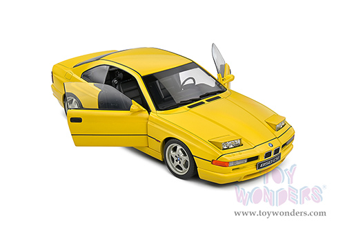 Solido - BMW 850 (E31) CSI (1990, 1/18 scale diecast model car, Yellow) S1807005