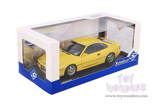 Solido - BMW 850 (E31) CSI (1990, 1/18 scale diecast model car, Yellow) S1807005
