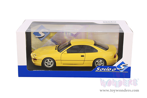 Solido - BMW 850 (E31) CSI (1990, 1/18 scale diecast model car, Yellow) S1807005
