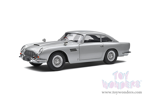 Solido - Aston Martin DB5 (1964, 1/18 scale diecast model car, Silver Birch) S1807101