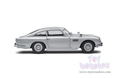 Solido - Aston Martin DB5 (1964, 1/18 scale diecast model car, Silver Birch) S1807101
