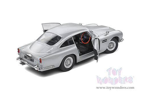 Solido - Aston Martin DB5 (1964, 1/18 scale diecast model car, Silver Birch) S1807101