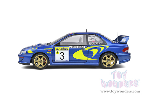 Solido - Subaru Impreza 22b #3 Colin McRae - Rallye Monte Carlo 1998 (1/18 scale diecast model car, Sonic Blue) S1807402