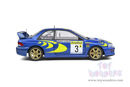 Solido - Subaru Impreza 22b #3 Colin McRae - Rallye Monte Carlo 1998 (1/18 scale diecast model car, Sonic Blue) S1807402