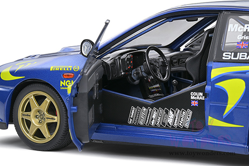 Solido - Subaru Impreza 22b #3 Colin McRae - Rallye Monte Carlo 1998 (1/18 scale diecast model car, Sonic Blue) S1807402