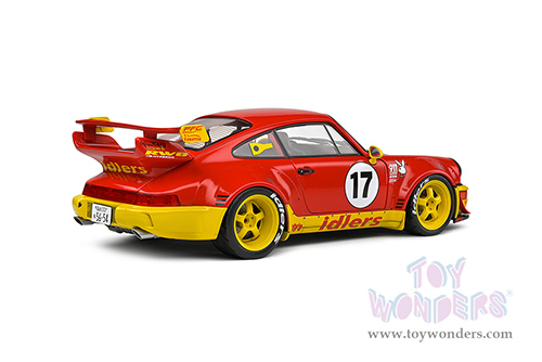 Solido - RWB Bodykit Maty's Idlers (2016, 1/18 scale diecast model car, Red/Yellow) S1807509