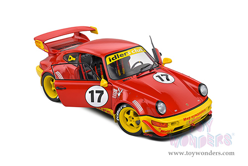 Solido - RWB Bodykit Maty's Idlers (2016, 1/18 scale diecast model car, Red/Yellow) S1807509
