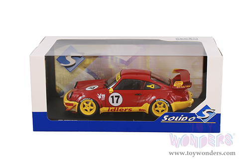 Solido - RWB Bodykit Maty's Idlers (2016, 1/18 scale diecast model car, Red/Yellow) S1807509