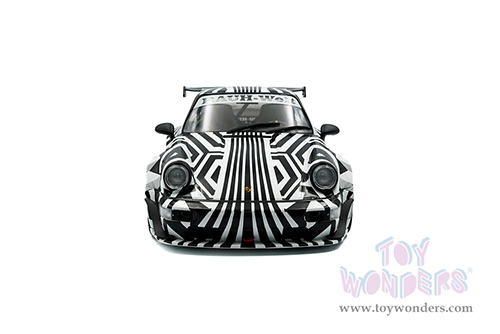 Solido - RWB Bodykit #13 "The Zebra" (2022, 1/18 scale diecast model car, Black/White striped) S1807513