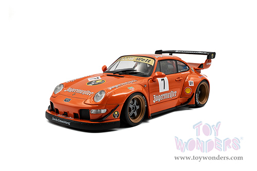 Solido - RWB Bodykit #7 "Jagermeister" (2020, 1/18 scale diecast model car, Orange) S1808506