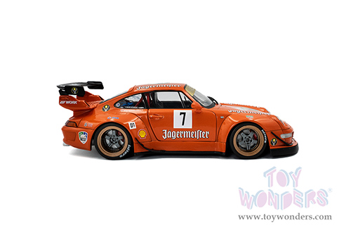 Solido - RWB Bodykit #7 "Jagermeister" (2020, 1/18 scale diecast model car, Orange) S1808506