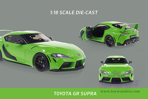 Solido - Toyota GR Supra Streetfighter (2023, 1/18 scale diecast model car, Wazabi Green) S1809004