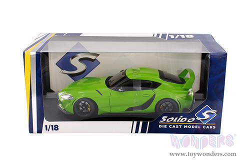 Solido - Toyota GR Supra Streetfighter (2023, 1/18 scale diecast model car, Wazabi Green) S1809004