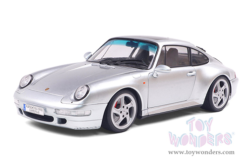 Solido - Porsche 911 (993) 4S (1996, 1/18 scale diecast model car, Polar Silver) S1810103