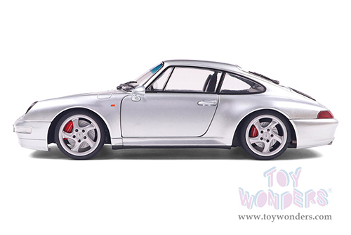 Solido - Porsche 911 (993) 4S (1996, 1/18 scale diecast model car, Polar Silver) S1810103