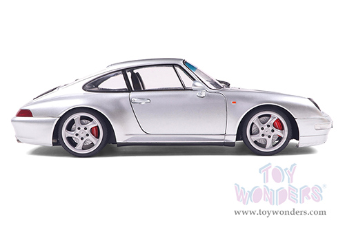 Solido - Porsche 911 (993) 4S (1996, 1/18 scale diecast model car, Polar Silver) S1810103