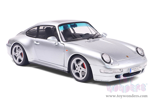Solido - Porsche 911 (993) 4S (1996, 1/18 scale diecast model car, Polar Silver) S1810103