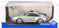 Show product details for Solido - Porsche 911 (993) 4S (1996, 1/18 scale diecast model car, Polar Silver) S1810103