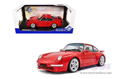 Solido - Porsche 911 (993) RS (1997, 1/18 scale diecast model car, Indischrot Red) S1810104