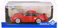 Show product details for Solido - Porsche 911 (993) RS (1997, 1/18 scale diecast model car, Indischrot Red) S1810104