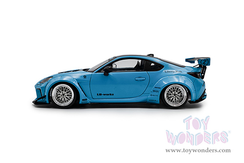 Solido - Toyota GR86 with Liberty Walk Body Kit (2024, 1/18 scale diecast model car, Baby Blue) S1813601