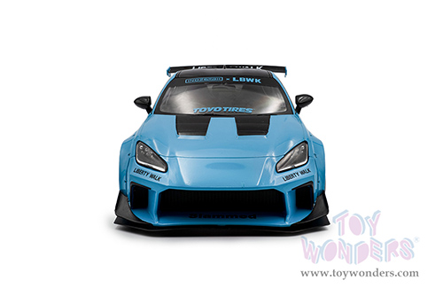 Solido - Toyota GR86 with Liberty Walk Body Kit (2024, 1/18 scale diecast model car, Baby Blue) S1813601