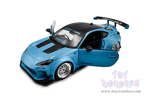 Solido - Toyota GR86 with Liberty Walk Body Kit (2024, 1/18 scale diecast model car, Baby Blue) S1813601