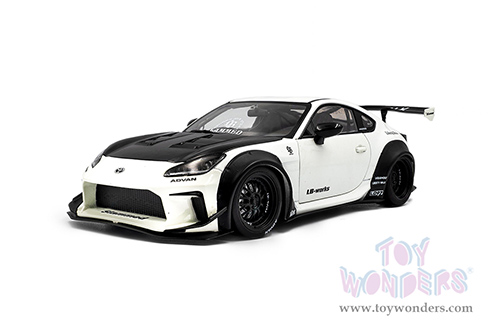 Solido - Toyota GR86 with Liberty Walk Body Kit (2024, 1/18 scale diecast model car, Pearl White) S1813602