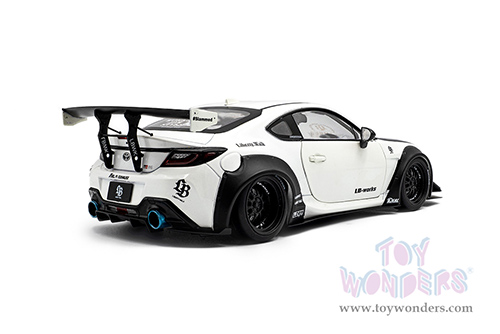 Solido - Toyota GR86 with Liberty Walk Body Kit (2024, 1/18 scale diecast model car, Pearl White) S1813602