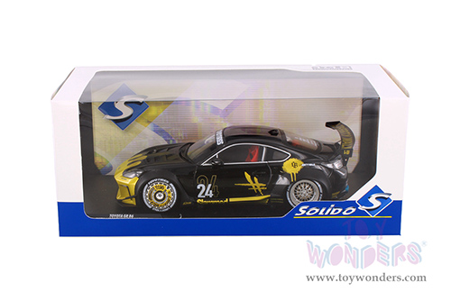 Solido - Toyota GR86 with Liberty Walk Body Kit (2024, 1/18 scale diecast model car, Black/Gold) S1813603