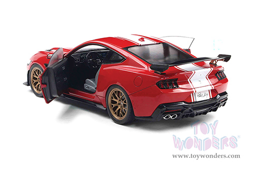 Solido - Ford Shelby Mustang Super Snake (2024, 1/18 scale diecast model car, Race Red/White Stripes) S1813801