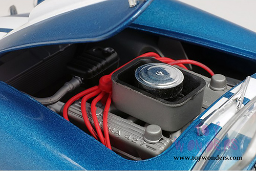 Solido - AC Cobra 427 MKII Convertible (1965, 1/18 scale diecast model car, Metallic Blue) S1850017