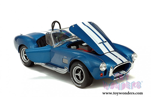 Solido - AC Cobra 427 MKII Convertible (1965, 1/18 scale diecast model car, Metallic Blue) S1850017