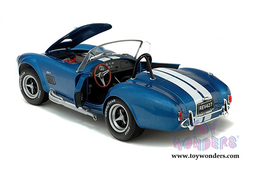Solido - AC Cobra 427 MKII Convertible (1965, 1/18 scale diecast model car, Metallic Blue) S1850017