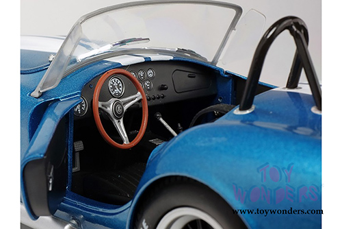 Solido - AC Cobra 427 MKII Convertible (1965, 1/18 scale diecast model car, Metallic Blue) S1850017