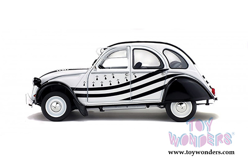 Solido - Citroën 2CV6 Breizh Hardtop (1978, 1/18 scale diecast model car, White/Black) S1850018