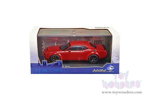 Solido - Dodge Challenger SRT Demon V8 6.2L (2018, 1/43 scale diecast model car, Thor Red) S4310301