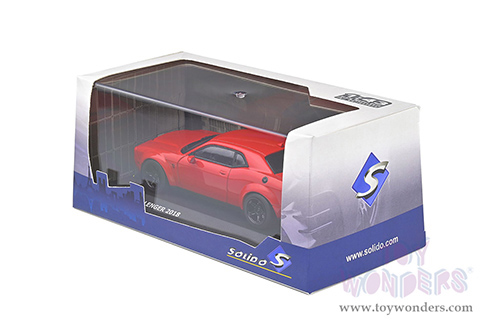 Solido - Dodge Challenger SRT Demon V8 6.2L (2018, 1/43 scale diecast model car, Thor Red) S4310301