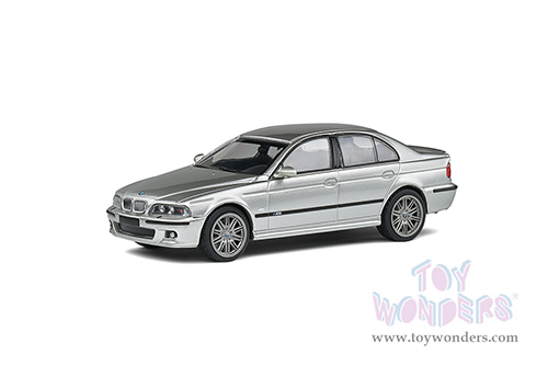 Solido - BMW E39 M5 5.0 V8 32V (2003, 1/43 scale diecast model car, Titanium Silver) S4310502