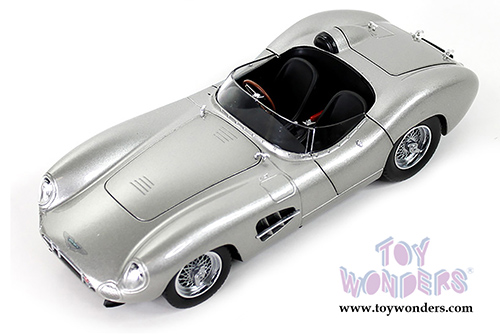 Shelby - Aston Martin DBR1 Convertible (1959, 1/18 scale diecast model car, Silver) SC107SV