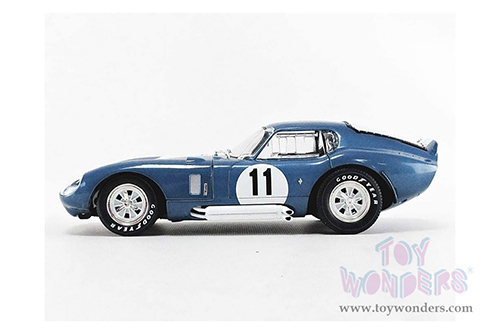 Shelby - Shelby Cobra Daytona Coupe #11 (1965, 1/18 scale diecast model car, Blue w/ White Stripes) SC149BU