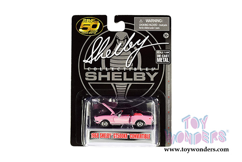 Shelby - Shelby&reg; 50th Anniversary 4 Piece Set (1962, 1965, 1968, 1/64 scale diecast model car, Asstd.) SC16403N