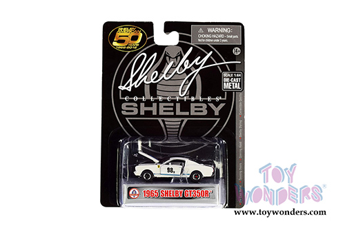 Shelby - Shelby&reg; 50th Anniversary 4 Piece Set (1962, 1965, 1968, 1/64 scale diecast model car, Asstd.) SC16403N