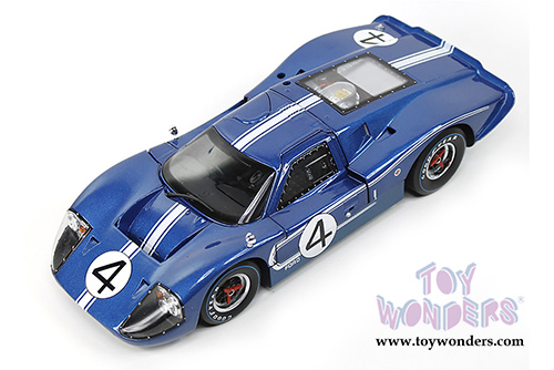 Shelby - Ford GT MK IV Le Mans #4 Hardtop (1967, 1/18 scale diecast model car, Blue/w White stripes) SC426BU