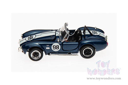 Shelby - Shelby&reg; 50th Anniversary Shelby&reg; Cobra 427 S/C #98 (1965, 1/64 scale diecast model car, Blue Metallic/White) SC705BU